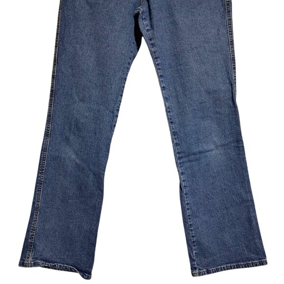 Calvin Klein Jeans Womens 8 Stretch Slim Boot Cut Double Stone Wash - Picture 4 of 11